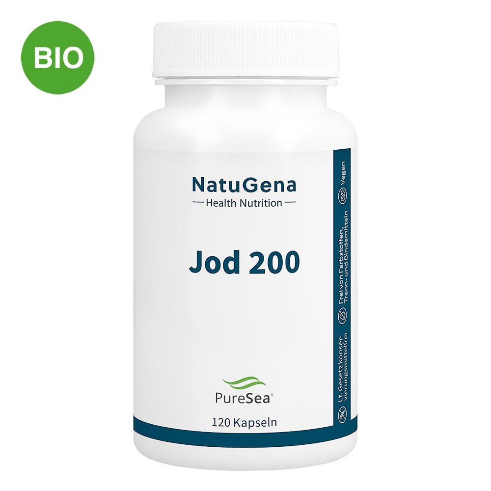 NatuGena Iode 200 de goémon bio en gélules (120 gélules)