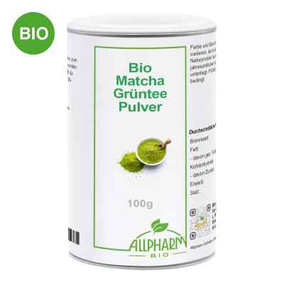 Allpharm Bio Matcha poudre de thé vert (100 g)
