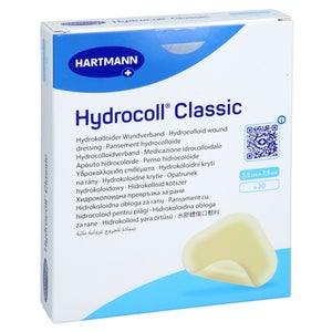 Hydrocoll Classic pansement pour plaies 7,5x7,5 cm (10 pièces)