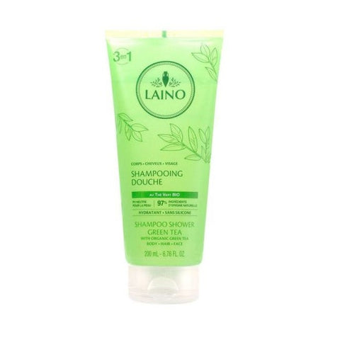 Laino Duschshampoo 3-in-1 Bio Grüner Tee (200 ml)