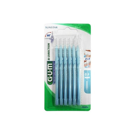 Gum Brossette Interdentaire Bi-Direction 90° 0,9mm 6 unités
