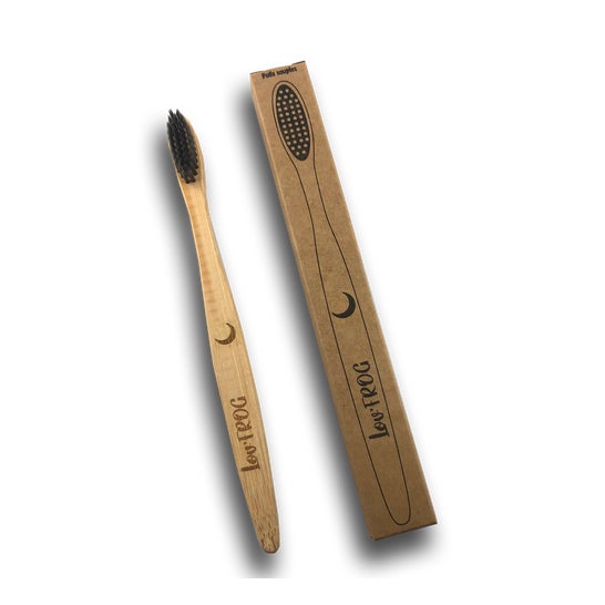 Lov'Frog Brosse à dents charbon actif adulte Lune 1 unité