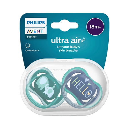 Philips Avent Ultra Air 18M+ sucette garçon 2 pièces