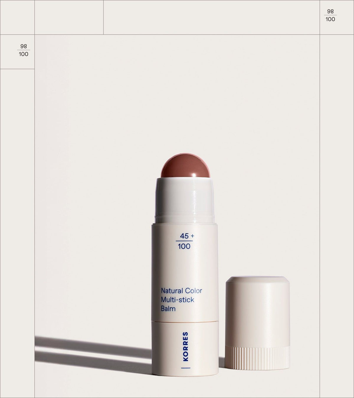 KORRES Natural Color Multistick baume Muted Brown 32 (4,5 g)