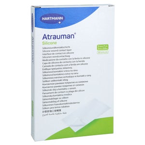 Atrauman Silicone stérile compresses 5x7 cm (10 pièces)