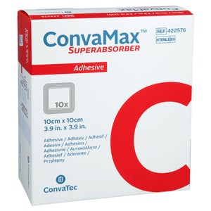 Convamax Superabsorbant adhésif 10x10 cm (10 pièces)