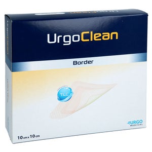Urgoclean Border pansement 10x10 cm (10 pièces)