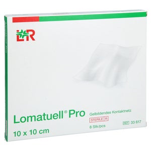 Lomatuell Pro 10x10 cm stérile (8 pièces)