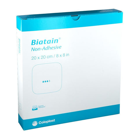 Biatain foam dressing 20x20 cm non-adhesive (5 pieces)