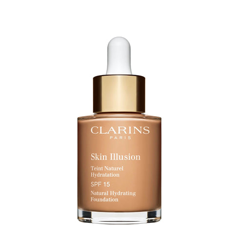 Clarins Skin Illusion Feuchtigkeits-Foundation Farbton 108,5 Cashew (30 ml)