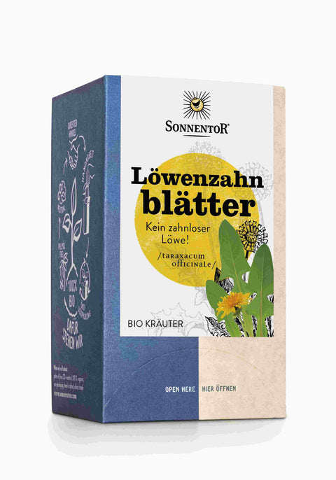 SonnentoR® Feuilles de pissenlit bio en sachets double chambre (18 sachets)