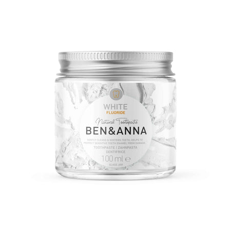 Ben & Anna Dentifrice White avec fluor (100 ml)