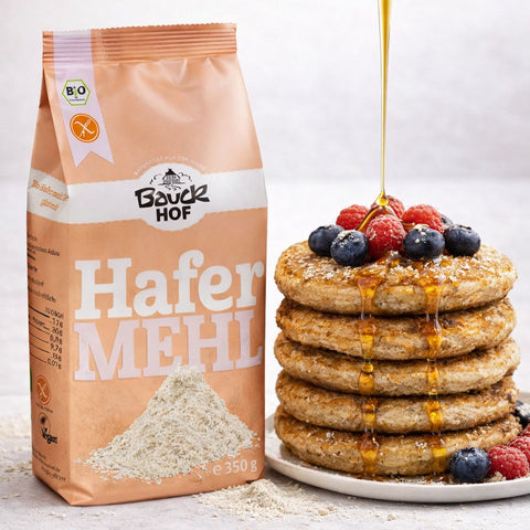 Bauckhof Farine d'avoine complète sans gluten (350 g)