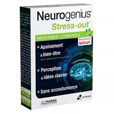 3C Pharma Neurogenius Stress-Out 30 capsules