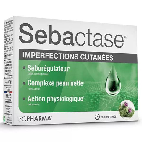 3C Pharma Sebactase 30 tablets