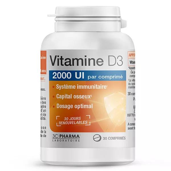 3C Pharma Vitamine D3 30 comprimés