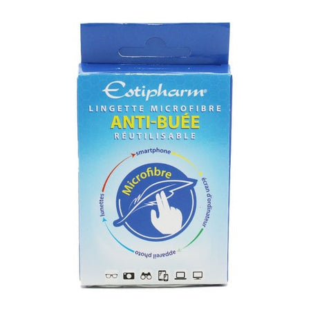 Estipharm Lingette Microfibre Anti-Buée 1 Unité