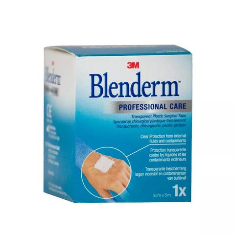 3M Blenderm Okklusivverband Transparent 5cm x 5m