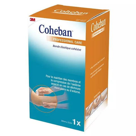 3M Coheban Elastische, Kohäsive Binde Hautfarben 10cm x 3,5m