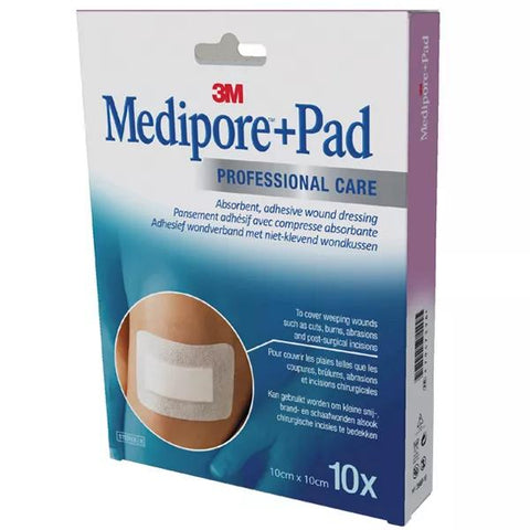 3M Medipore Plus Pad 10cm x 10cm 10 Wundverbände