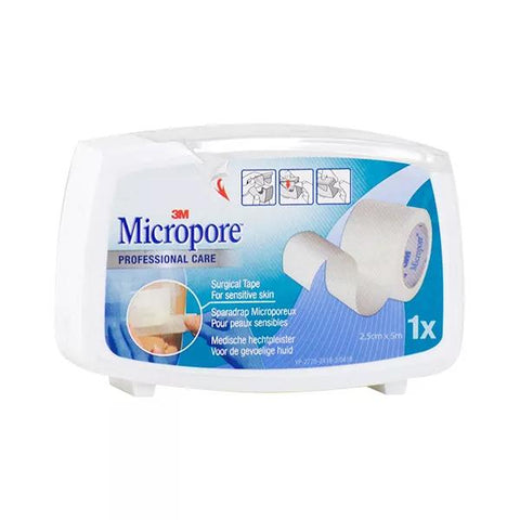 3M Micropore Sparadrap weiß 2,5 cm x 5 m