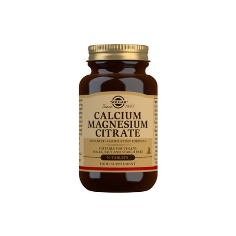 Solgar Calcium Magnesium Citrate 50 comprimés