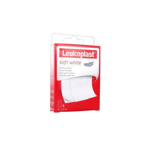Leukoplast Soft Whit pansements 10x6 cm (5 pièces)