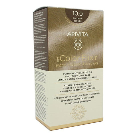 Apivita teinture permanente 10.0 très blond très clair blond très clair