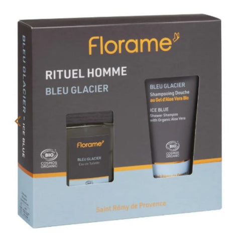 Florame Bleu Glacier Bio Coffret Edt + Shampoing Douche