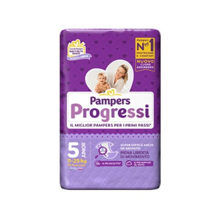 Pampers Progressi Couches Junior 11-25kg (18 pièces)