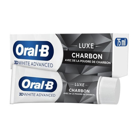 Oral-B 3D White 75 ml + Charcoal