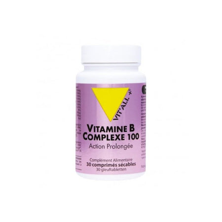 Vit'All+ Vitamine B-100 Complex (30 comprimés)