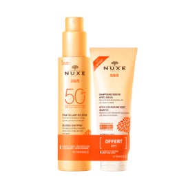 Nuxe Sun Spray Solaire Délicieux SPF50 150 ml + Shampooing Douche Après-Soleil 100 ml