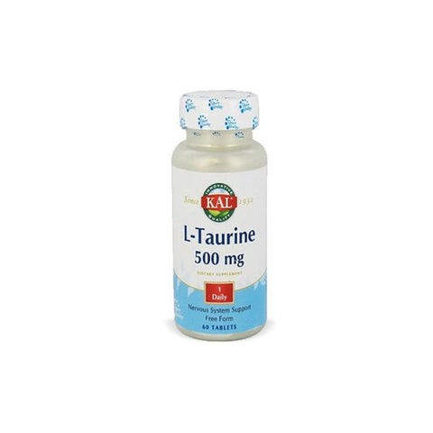 KAL L-Taurine 500 mg (60 gélules)