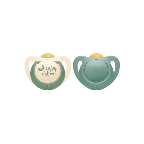 Nuk Physiological Silicone Pacifier +0m Rainbow Frog Pack of 2