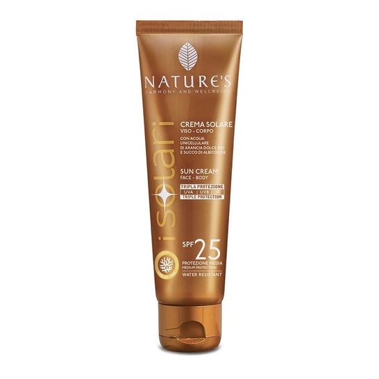 Nature's Solari Crème solaire visage corps SPF 25 (75 ml)