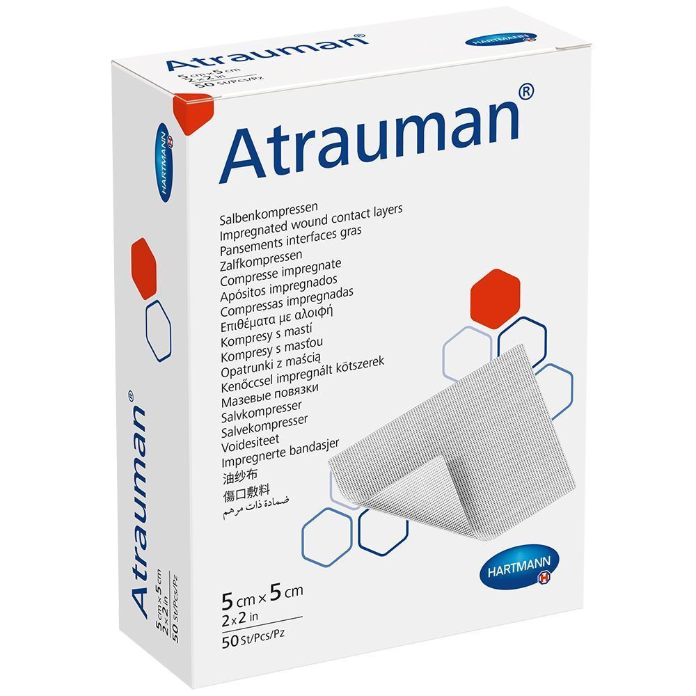 Atrauman® 5 x 5 cm stérile — 50 pièces
