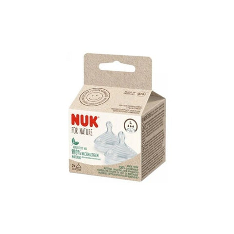Nuk for Nature tétines silicone taille L (2 pièces)