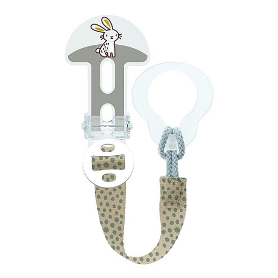 MAM Clip It! & Cover broche pour sucette et étui de protection (gris)