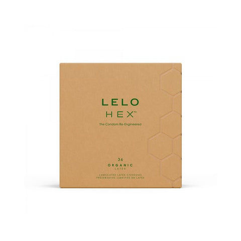 Lelo Hex Organic Latex 36 préservatifs lubrifiés en latex