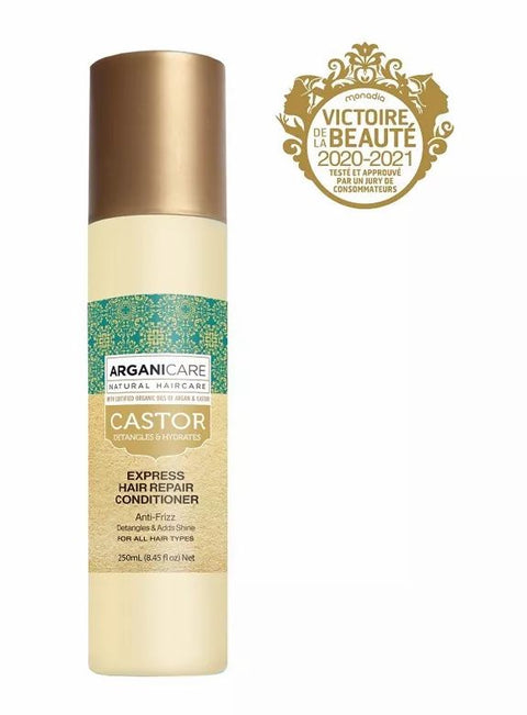 Arganicare Express Leave-in spray démêlant Ricin (250 ml)