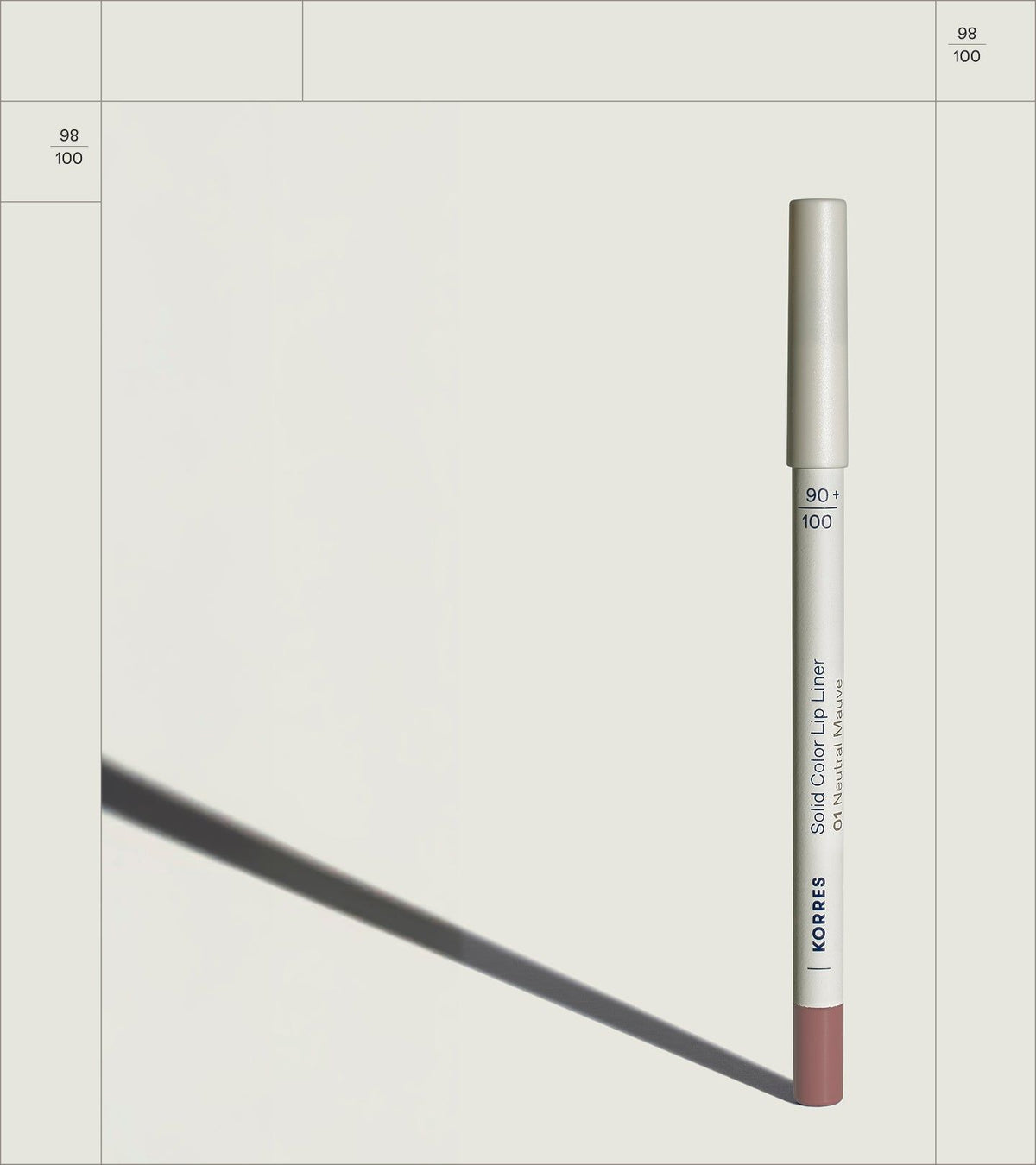 KORRES Solid Color Lip Liner Neutral Mauve 01 (1,2 g)