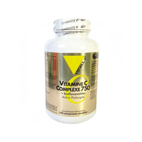 Vit'All+ Vitamin C 750 + Bioflavonoide (100 Tabletten)
