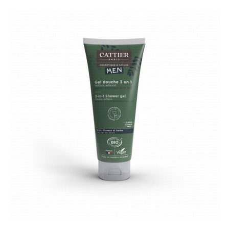 Cattier Men Gel Douche 3 en 1 200ml