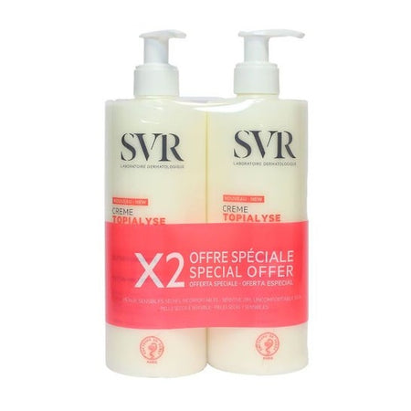 SVR Topialyse Crème Nourrissante Apaisante 48H 2x400ml