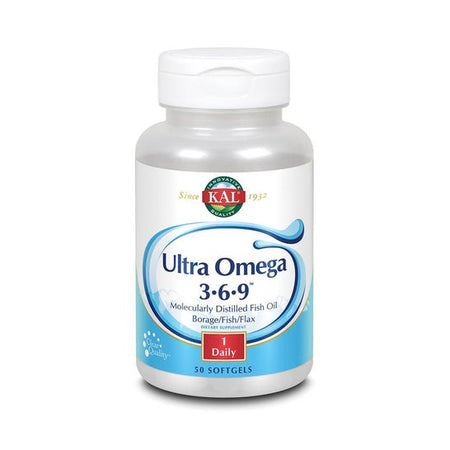 KAL Ultra Omega 3-6-9 50 perles