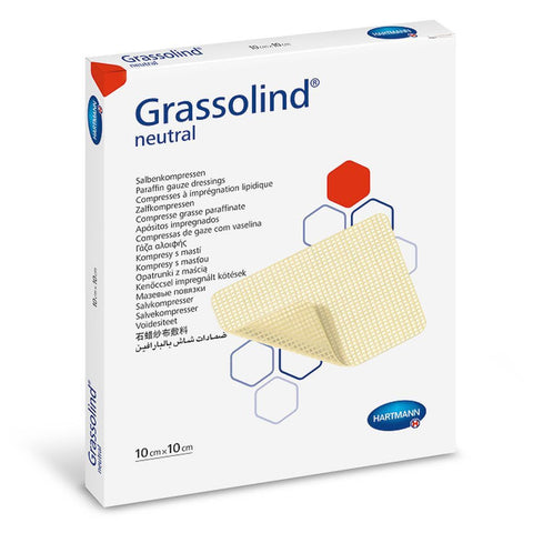 Grassolind® compresse onguent stérile 10 x 10 cm (50 pièces)