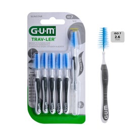 GUM Interdentalbürste Trav-Ler 1619 6 Stück