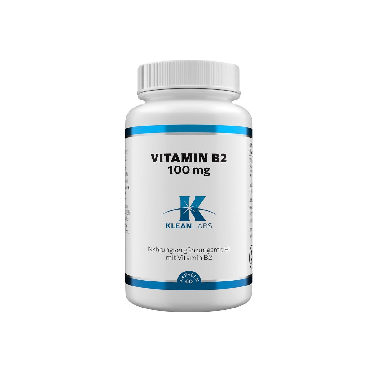 KAL Vitamine B2 100 mg (60 gélules)