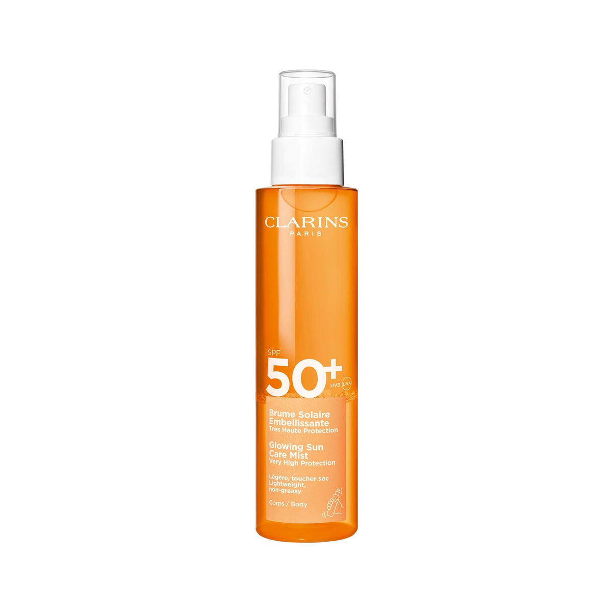 Clarins Brume solaire rayonnante SPF50+ (150 ml)